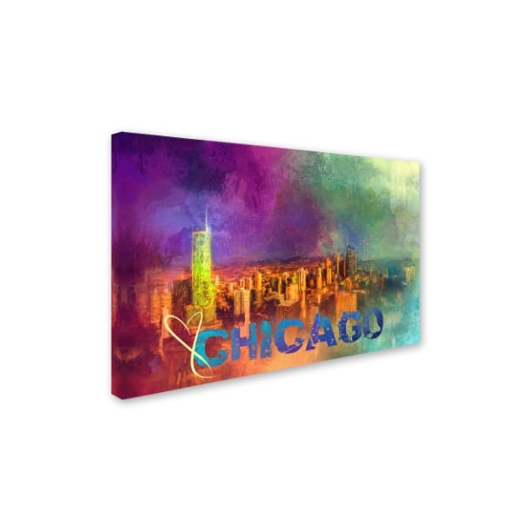 Jai Johnson 'Sending Love To Chicago' Canvas Art,12x19